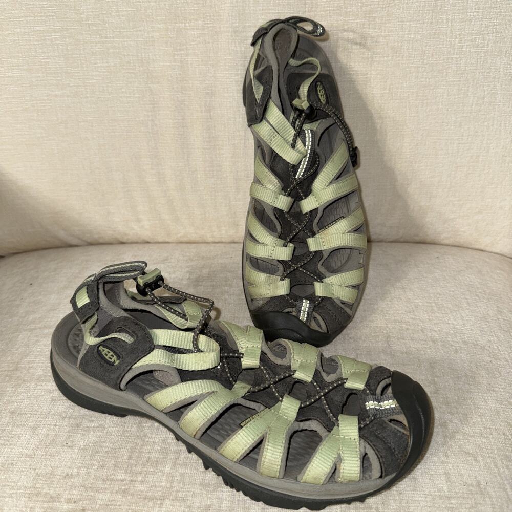 Women’s KEEN Size 6, EUC!! Green/Gray/Black Water Shoes Summer
